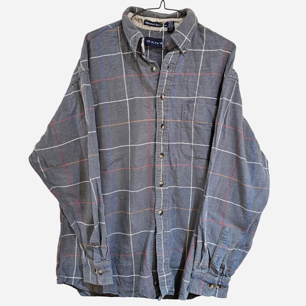 90s grunge cottagecore muted green plaid shirt